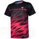 Victor T-shirt T-10008 Schwarz Rot