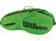 Wilson Team III 3-Schläger Tasche Grün