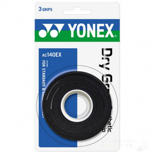 Yonex Dry Grap 3-packung AC140 Schwarz