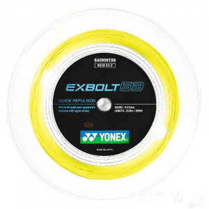 Yonex Exbolt 63 Coil 200 Meter Gelb